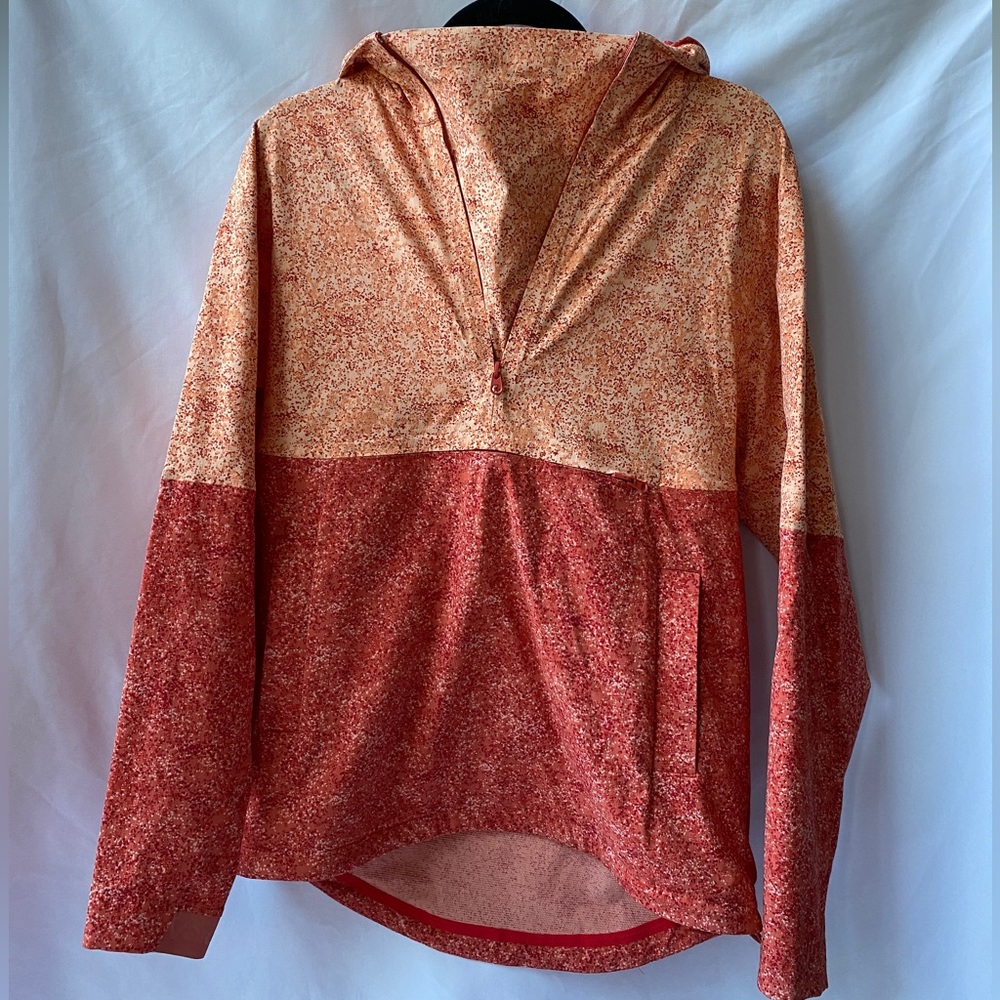 Outdoor Voices S RecTrek Anorak Jacket Pebbled Adobe Canyon Orange Windbreaker